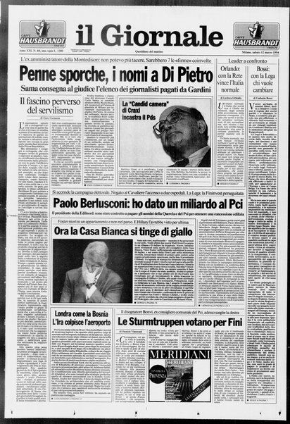 Il giornale : quotidiano del mattino